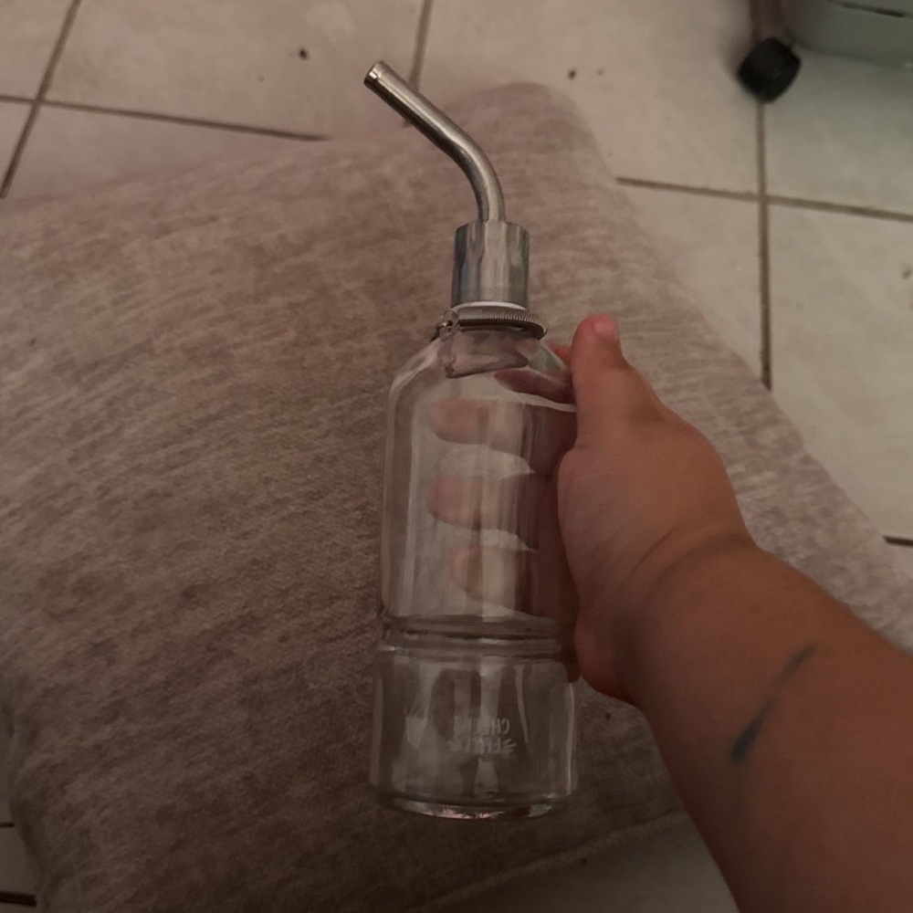 Glass Water Bottle for Small Pets